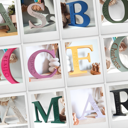 Lettre de nom personnalisée – Un cadeau parfait pour bébé et une décoration de chambre d'enfant