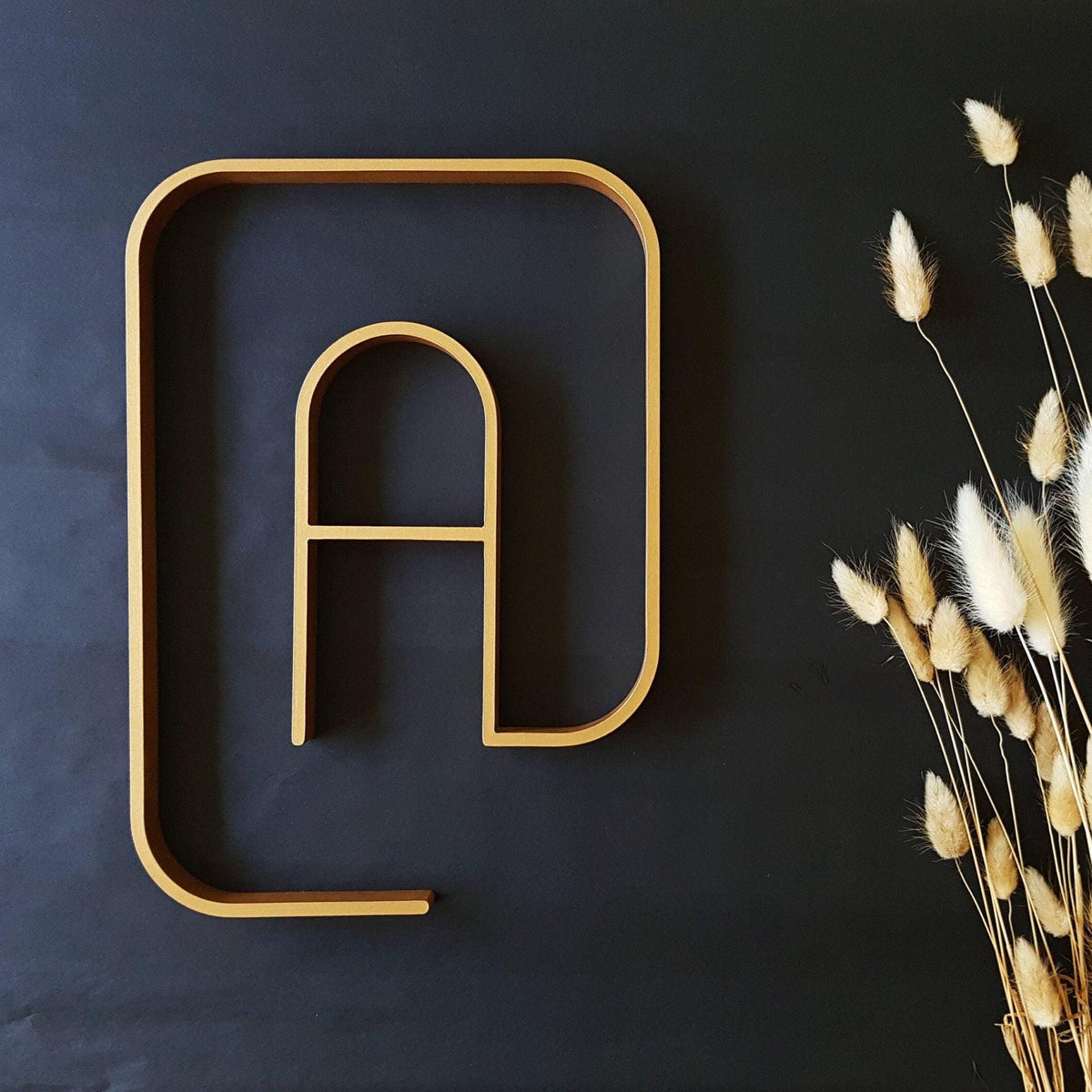 Wooden @ Symbol – Wall Decor for Office and Game Room