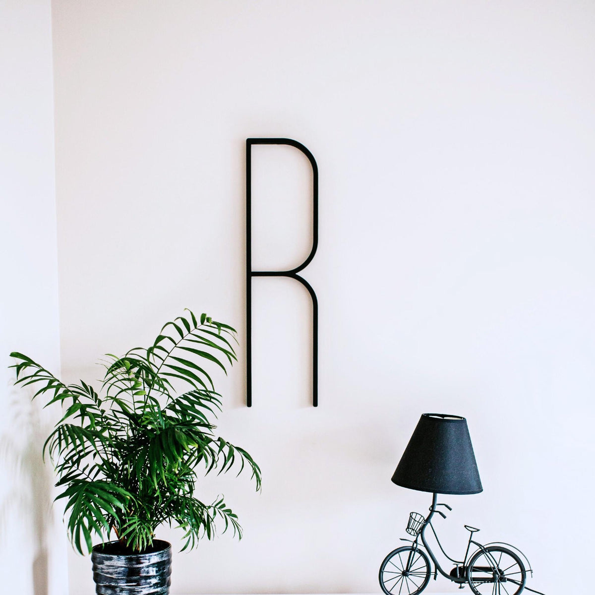 Minimalist Wooden Wall Letter – Custom Gallery Wall Initial