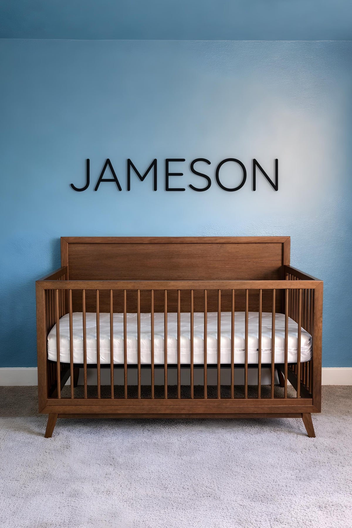 Wooden Name Sign – Custom Above Crib Decor