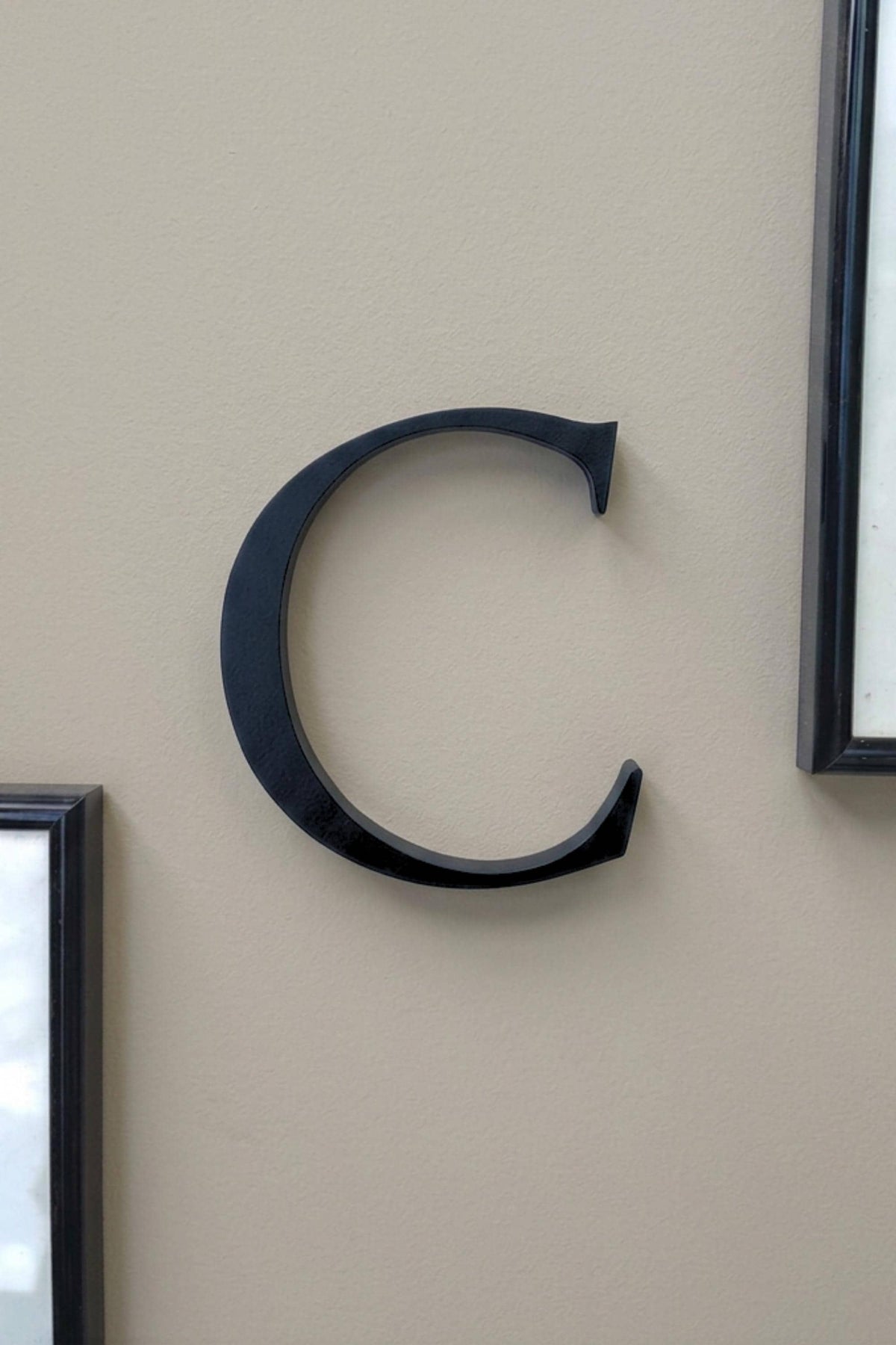 Serif Wooden Wall Letter – Custom Editorial Monogram