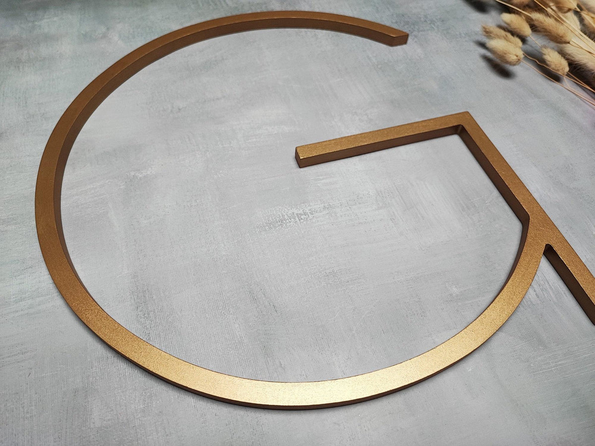 Large Wooden Wall Letter – Custom Modern Monogram