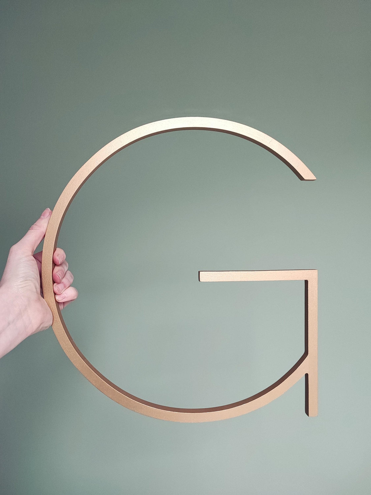 Large Wooden Wall Letter – Custom Modern Monogram