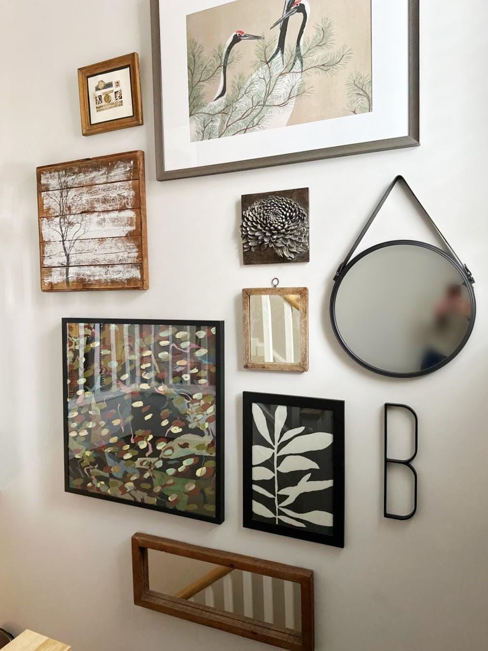 Minimalist Wooden Wall Letter – Custom Gallery Wall Initial