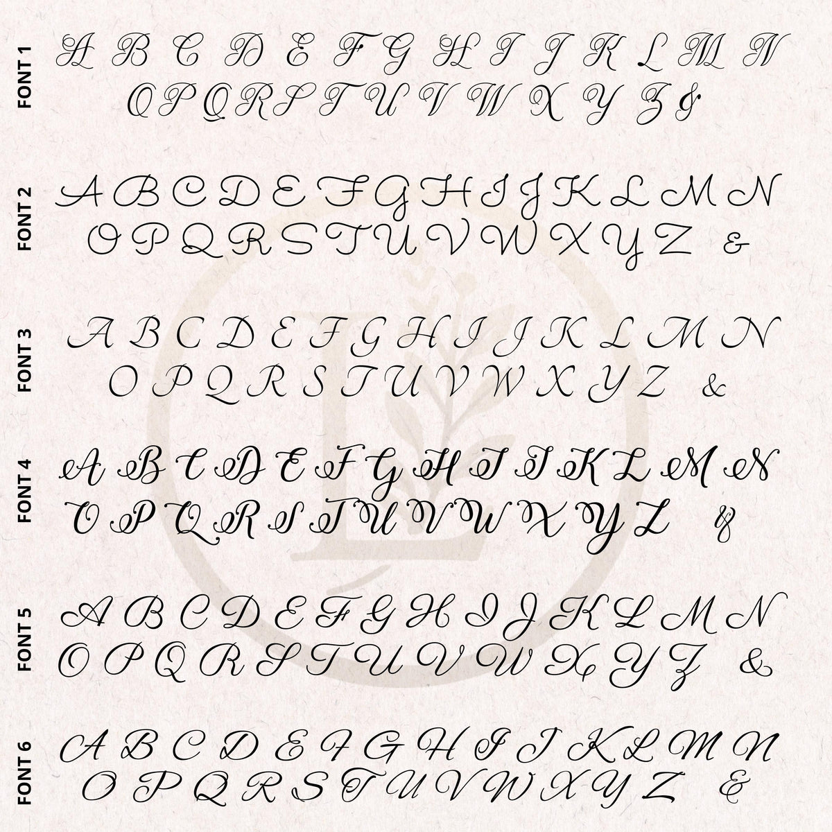 Script Wooden Wall Letter – Custom French Chic Monogram