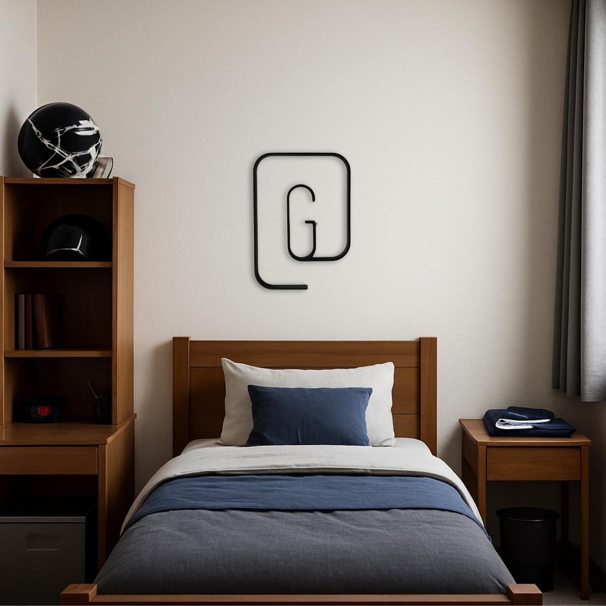 Modern Wooden Initial Wall Art – Custom Monogram