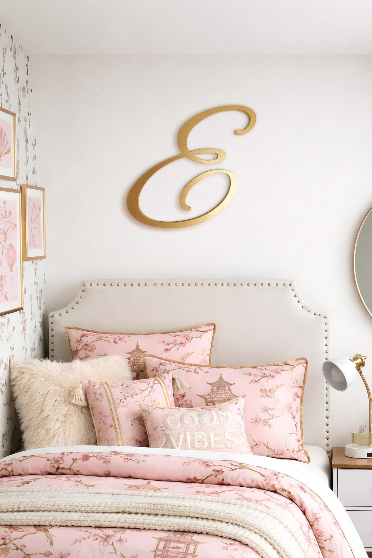 Script Wooden Wall Letter – Custom French Chic Monogram