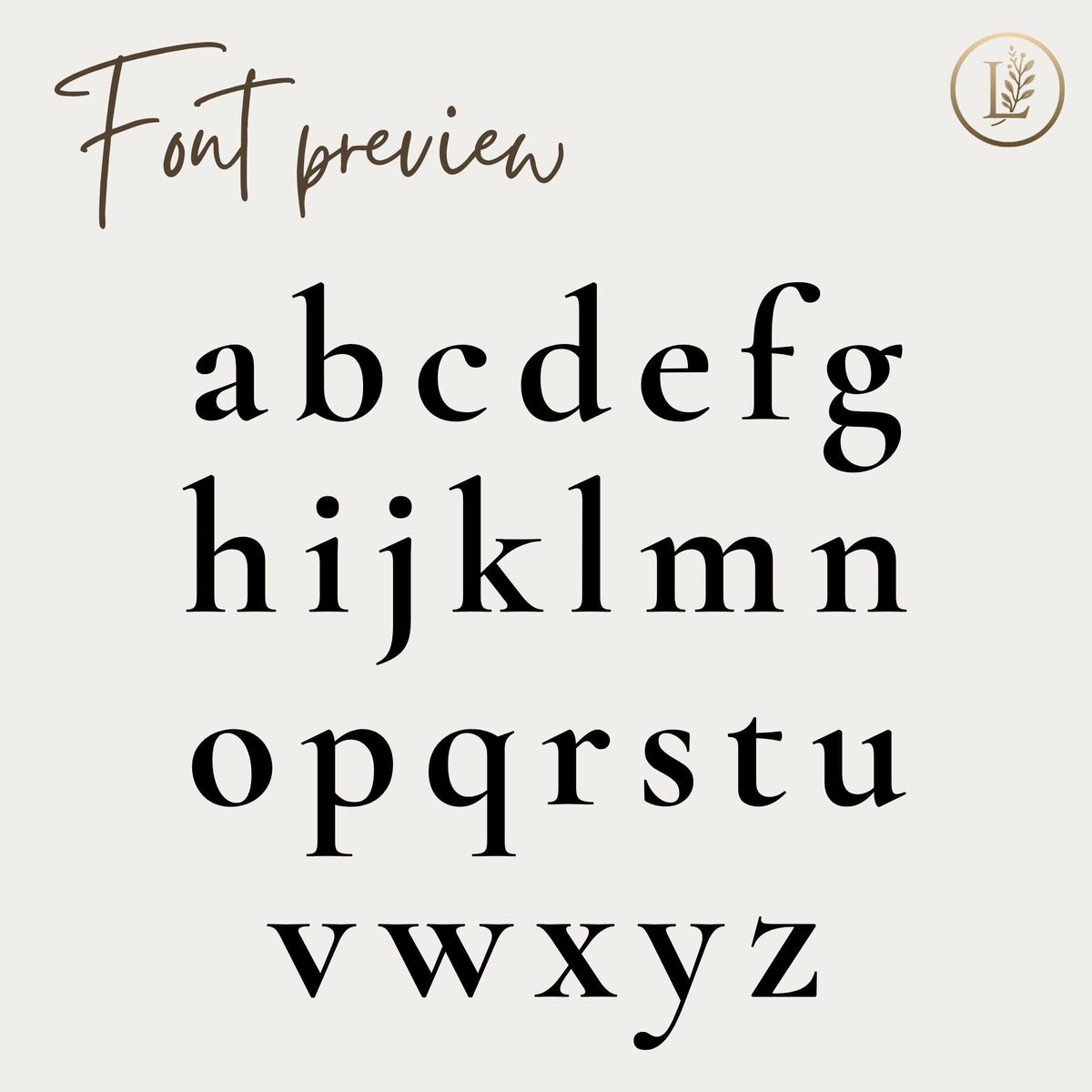 Serif Wooden Wall Letter – Custom Editorial Monogram