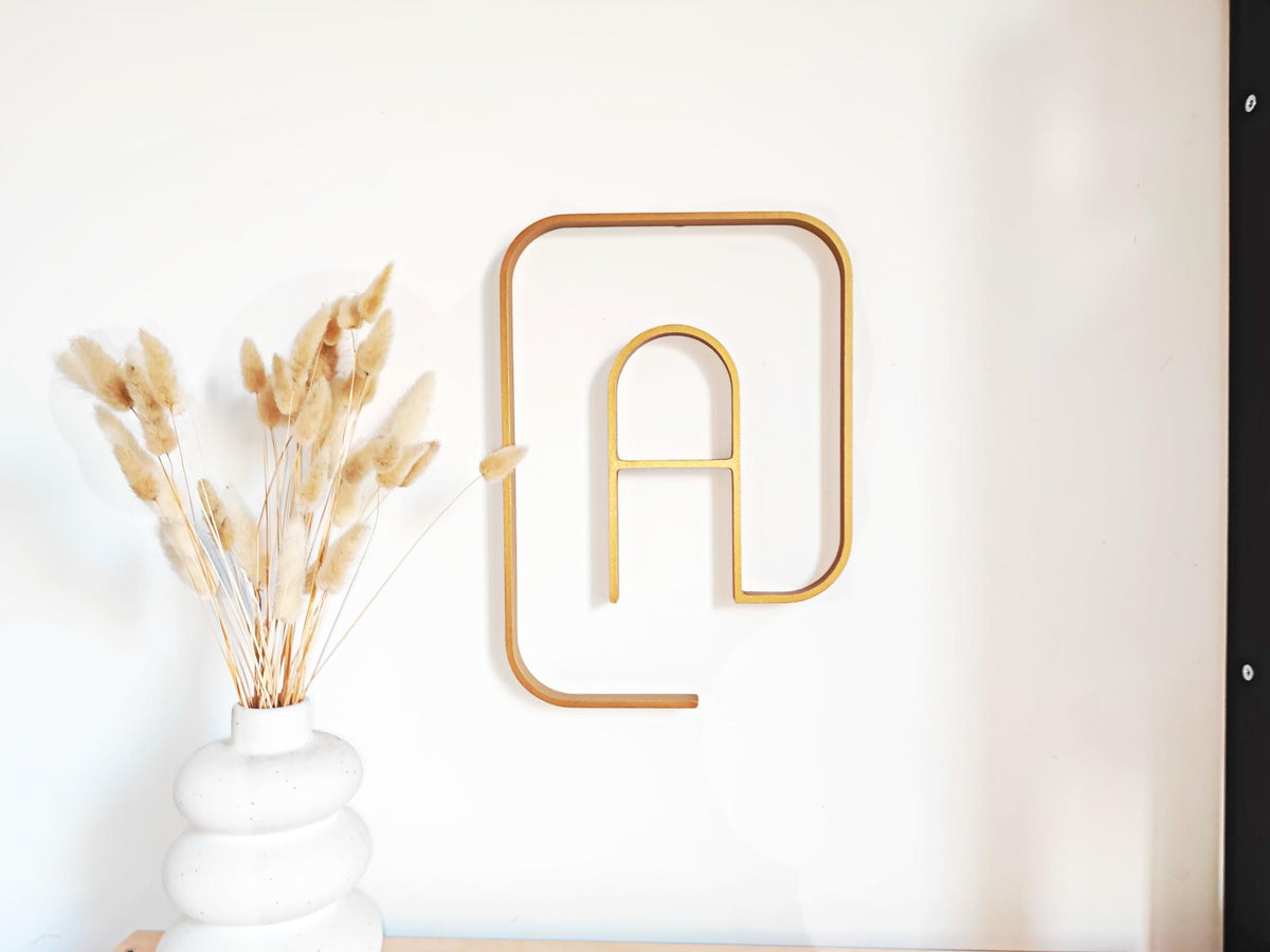 Wooden @ Symbol – Wall Decor for Office and Game Room