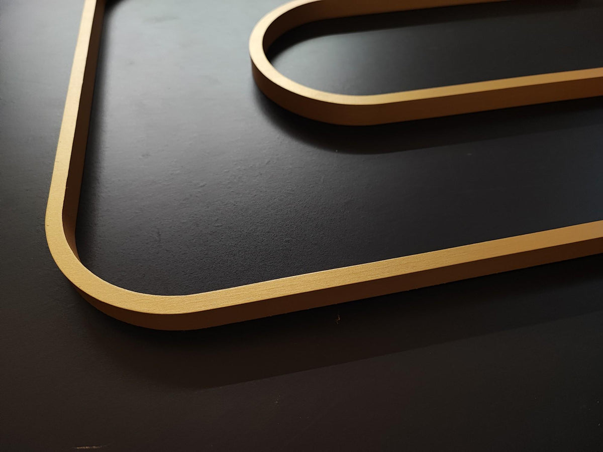 Modern Wooden Initial Wall Art – Custom Monogram
