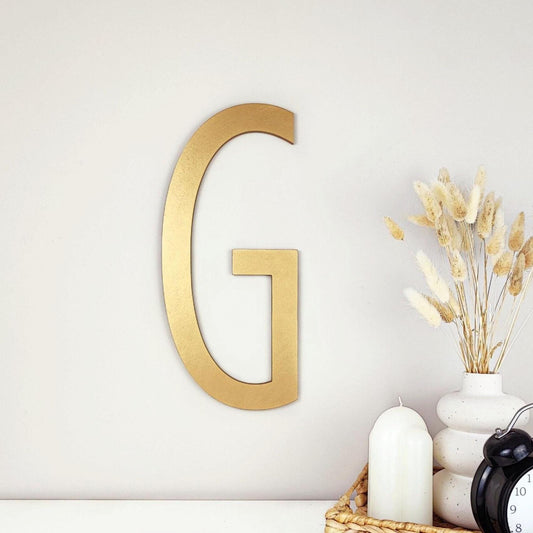 Large Wooden Wall Letter – Custom Bedroom Monogram