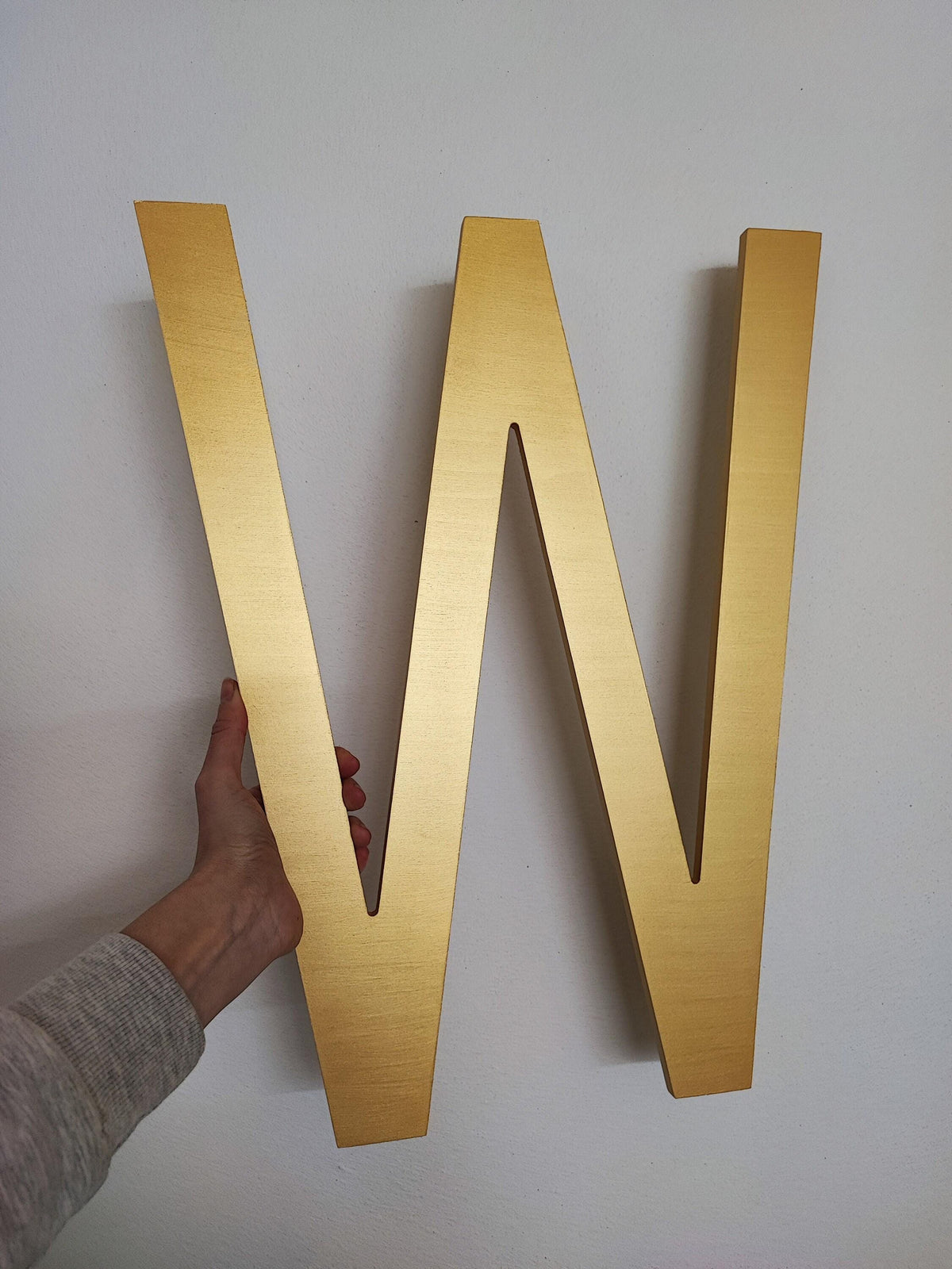 Large Wooden Wall Letter – Custom Bedroom Monogram