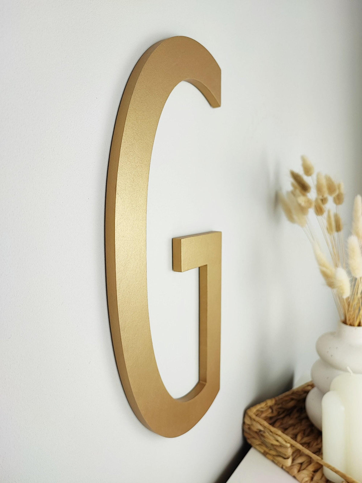 Large Wooden Wall Letter – Custom Bedroom Monogram